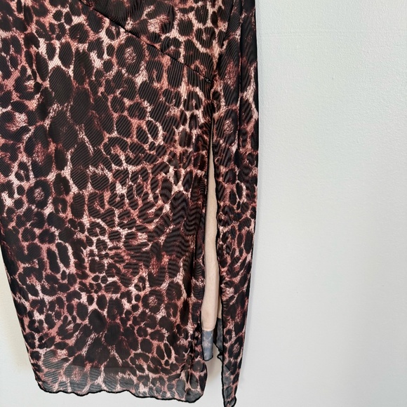 Leopard print tube top dress - Picture 3 of 5
